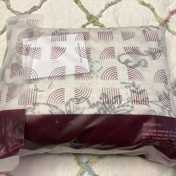 Zinchan linen blend lined curtain set of 2 panels 90” - Picture 8 of 8